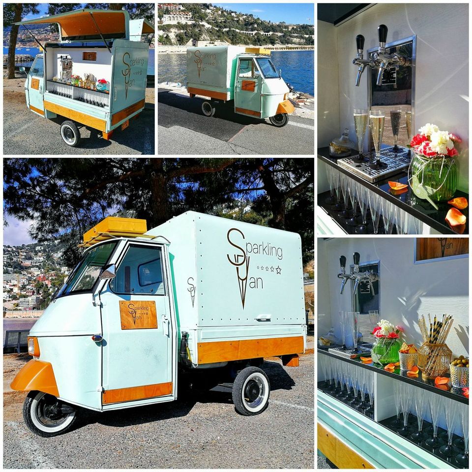 Sparkling Van | Pop Up Wedding Bar in the South of France